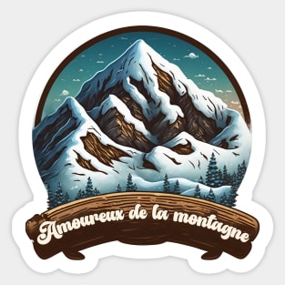 Amoureux de la montagne #1 (Mountain Lover) Sticker